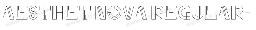 Aesthet Nova Regular字体转换